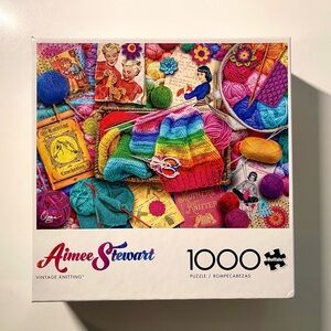 Buffalo Games - 1000 Piece Puzzle - Vintage Knitting by Aimee Stewart